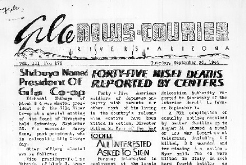 Gila News-Courier Vol. III No. 172 (September 26, 1944) (ddr-densho-141-327)