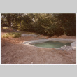 Pool with landscaping under construction (ddr-densho-377-2463)