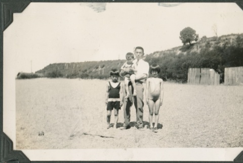 Family at the beach (ddr-densho-321-715)