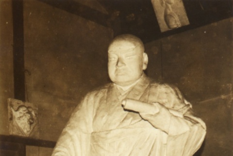 Mold for a statue of a Nichiren monk (ddr-njpa-4-1418)
