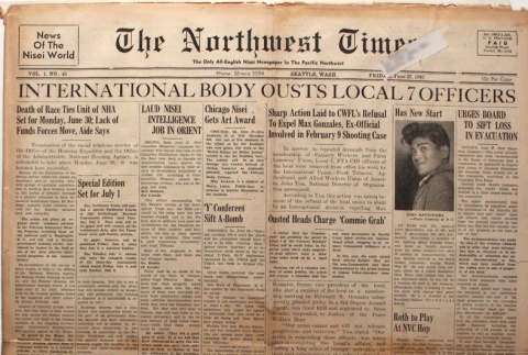 The Northwest Times Vol. 1 No. 45 (June 27, 1947) (ddr-densho-229-33)