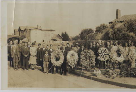 Photograph at Hazel Takagi's funeral (ddr-densho-358-20)