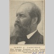 Newspaper clipping regarding President James A. Garfield (ddr-njpa-1-497)