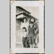 Two women pose with two children (ddr-densho-321-257)