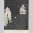 Newspaper clipping regarding Burgess Meredith (ddr-njpa-1-900)