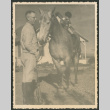 Ronald on the horse, Mr. Bailey (ddr-densho-378-977)