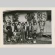 Women pose with kindergartners (ddr-densho-37-1285)