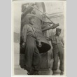 Two Japanese American soldiers at Leaning Tower of Pisa (ddr-densho-201-95)
