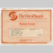 City of Seattle Business License (ddr-densho-355-170)