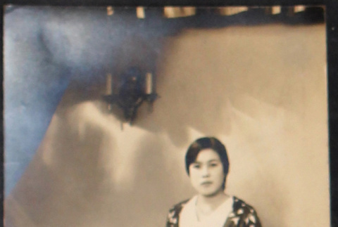 Portrait of Sadako Kase, standing (ddr-densho-493-163)
