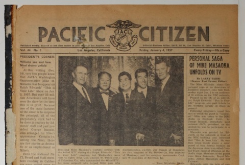Pacific Citizen, Vol. 44, No. 1 (January 4, 1957) (ddr-pc-29-1)