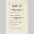 Funeral program for Sally Domoto (ddr-densho-329-1252)