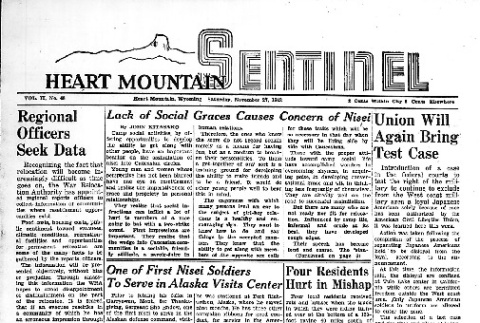 Heart Mountain Sentinel Vol. II No. 48 (November 27, 1943) (ddr-densho-97-157)