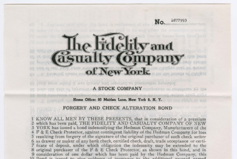 Forgery and Check Alteration Bond (ddr-densho-501-389)