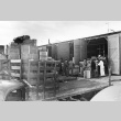 Unloading freight at camp warehouse (ddr-densho-37-122)