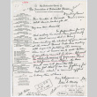 Letter from Lottie C. Hersey to Eleanor Roosevelt and response from Edward J. Ennis (ddr-densho-1007-1033)