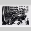 Black and white photo of parade (ddr-densho-426-14)