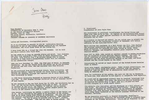 John Aiso introduction and remarks (ddr-densho-1007-935)