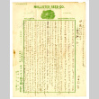 Letter from Jokichi Yamanaka to Mr. and Mrs. S. Okine, September 5, 1946 [in Japanese] (ddr-csujad-5-163)