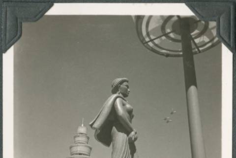 A statue at the Golden Gate International Exposition (ddr-densho-300-162)