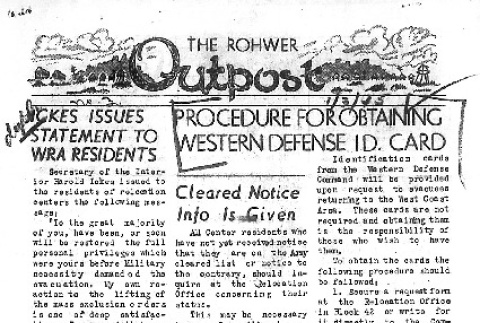 Rohwer Outpost Vol. VI No. 3 (January 3, 1945) (ddr-densho-143-232)