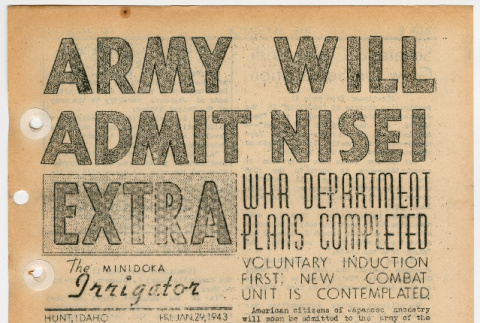 Minidoka Irrigator Extra (January 29, 1943) (ddr-densho-119-165)
