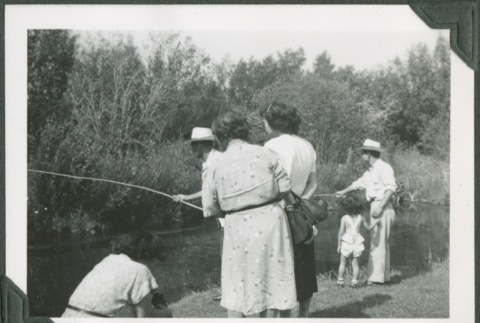 Fishing with the Yonetanis (ddr-densho-328-199)