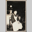 A woman seated in a restaurant [?] (ddr-densho-278-133)