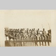 Soldiers walking down a ramp/bridge (ddr-njpa-6-81)