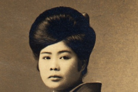 Setsuko Maeda, Naniwa-Bushi singer (ddr-njpa-4-983)