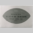 Advertisement for a Taiyo Reds reunion (ddr-densho-353-389)