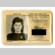 Leave permit identification card (ddr-csujad-42-109)