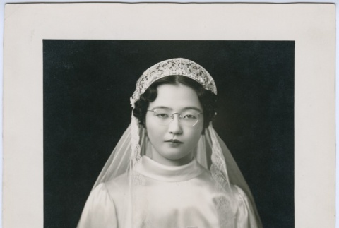 Bridal portrait (ddr-densho-313-61)
