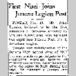 First Nisei Joins Juneau Legion Post (November 19, 1947) (ddr-densho-56-1183)