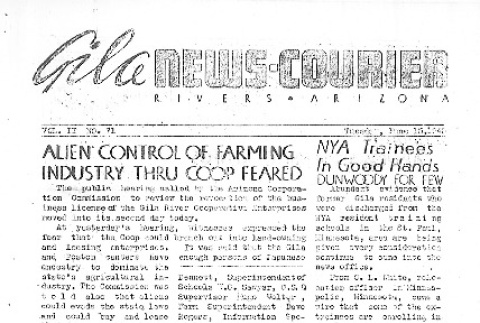 Gila News-Courier Vol. II No. 71 (June 15, 1943) (ddr-densho-141-107)