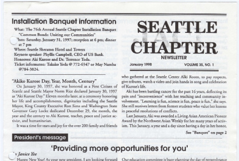 Seattle Chapter, JACL Reporter, Vol. 35, No. 1, January 1998 (ddr-sjacl-1-453)