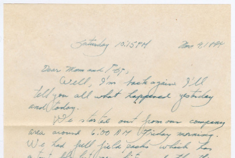 Letter from Tadashi Ishida to Mr. & Mrs. Y Ishida (ddr-densho-535-57)
