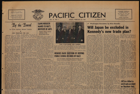 Pacific Citizen, Vol. 54, No. 8 (February 23, 1962) (ddr-pc-34-8)
