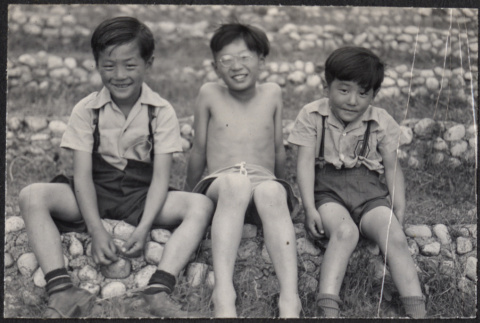 Three boys (ddr-densho-523-165)