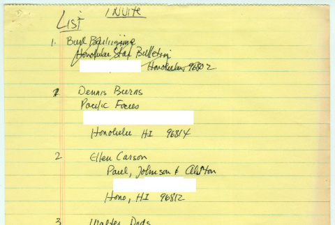 Hawaii invite list (ddr-densho-1007-1473)