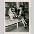 Woman seated with Japanese dolls (ddr-densho-426-1114)