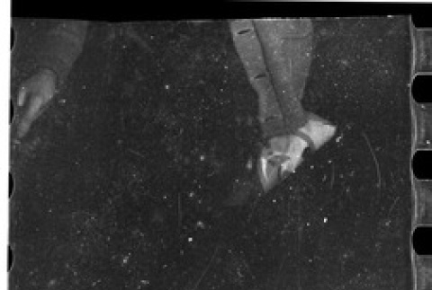 Negative strip with unknown man, Tomoye Takahashi (ddr-densho-426-1399)
