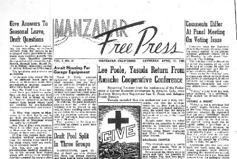 Manzanar Free Press Vol. 5 No. 31 (April 15, 1944) (ddr-densho-125-228)