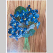 Bouquet of violets made from shells (ddr-densho-539-152)