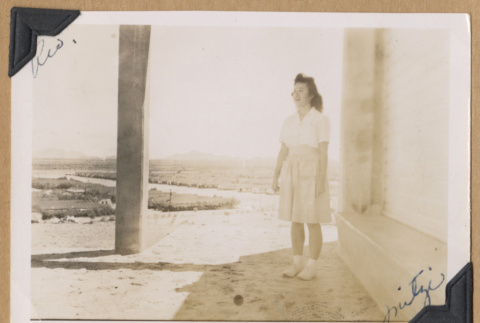 Mitzi at a concentration camp (ddr-densho-542-265)