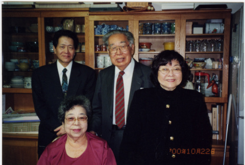 Henri and Tomoye Takahashi with unknown woman and man (ddr-densho-426-420)