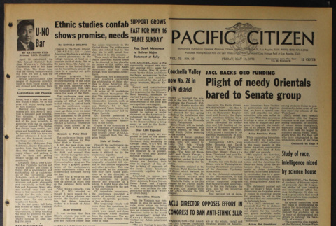 Pacific Citizen, Vol. 72, No. 19 (May 14, 1971) (ddr-pc-43-19)