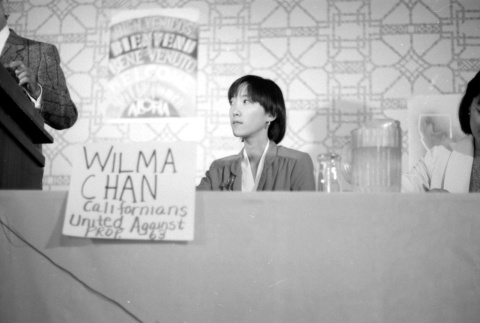 Wilma Chan at table (ddr-densho-1007-512)