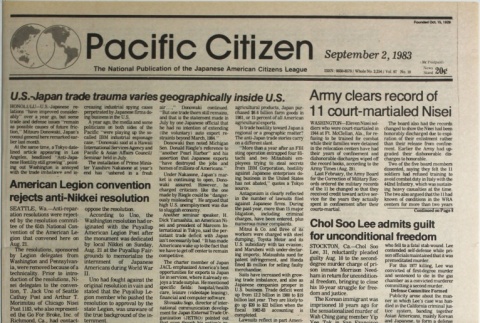 Pacific Citizen, Whole No. 2,254, Vol. 97, No. 10 (September 2, 1983) (ddr-pc-55-34)