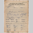 War Relocation Authority Application for Leave Clearance for Sally Domoto (ddr-densho-329-967)